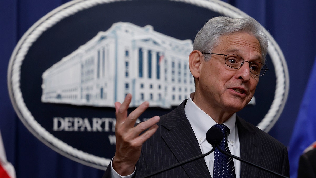 Merrick Garland speaks to press