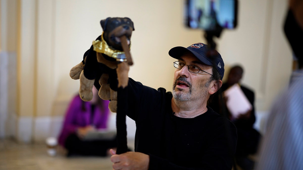 Triumph the Insult Comic Dog at U.S. Capitol Building Washington, D.C.