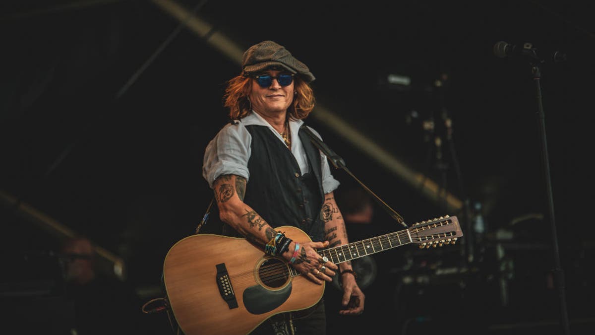 Johnny Depp performed with musical partner Jeff Beck over the weekend