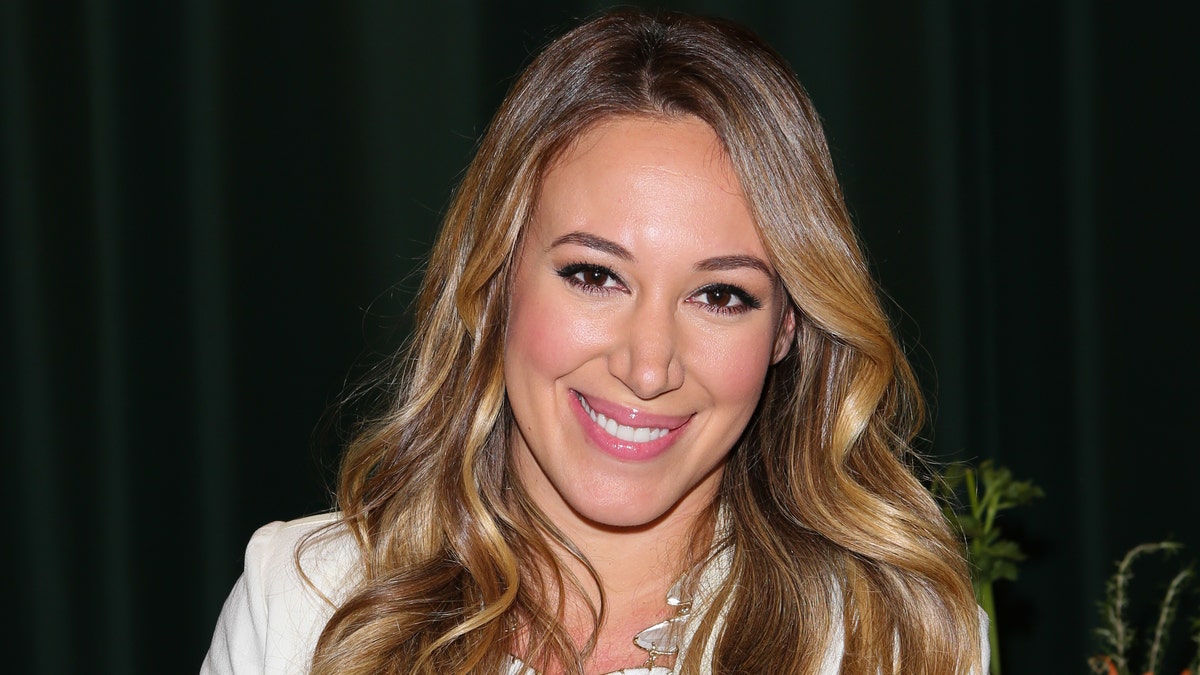Haylie Duff poses for a photo
