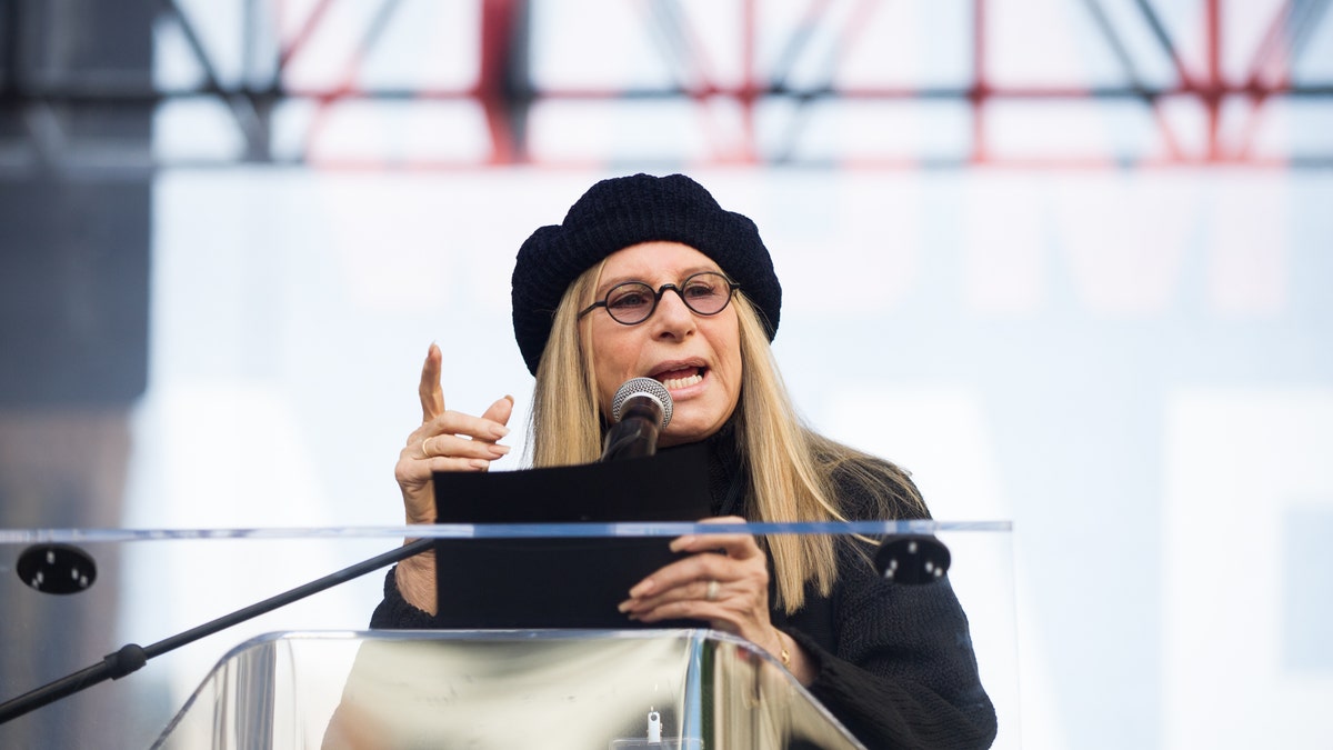 Actress Barbra Streisand address L.A. Women's March