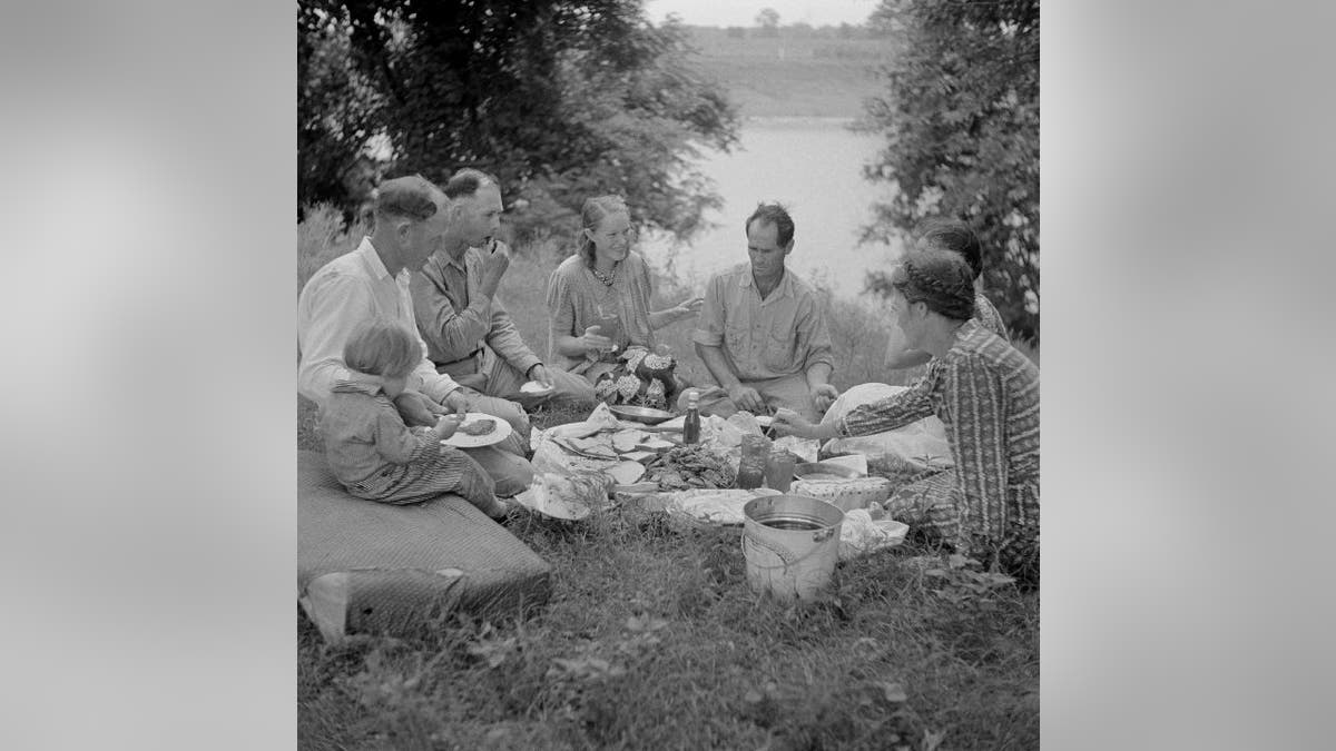 Family has 4th of July picnic