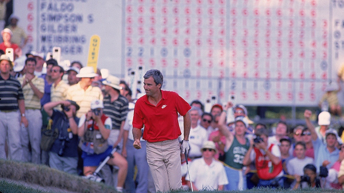 Curtis Strange at the U.S. Open 1988