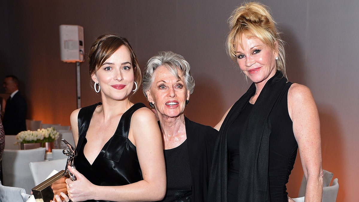 Dakota Johnson, Tippi Hedren and Melanie Griffith