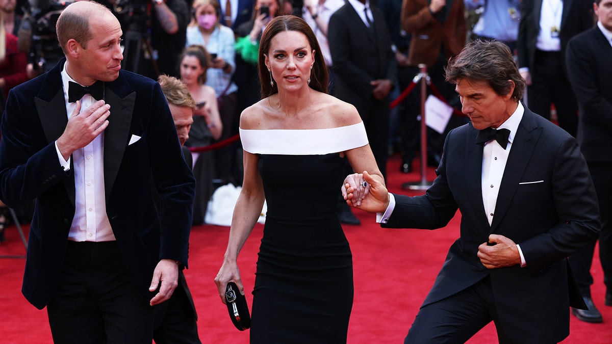Prince William Kate Middleton Tom Cruise