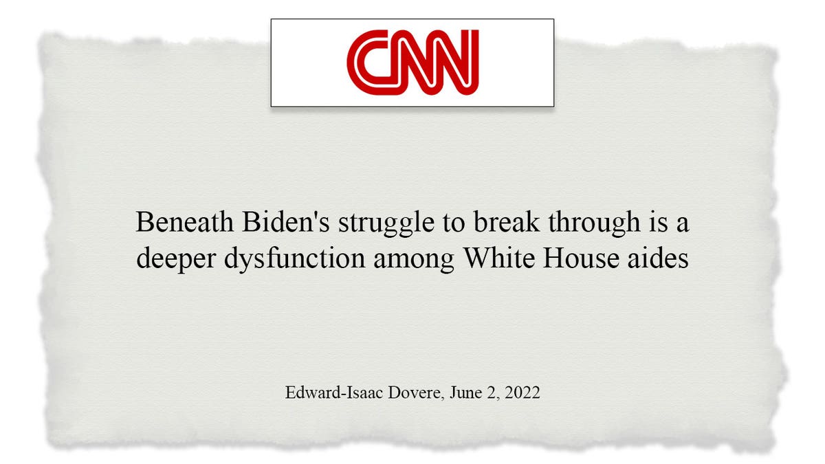 CNN headline about Biden