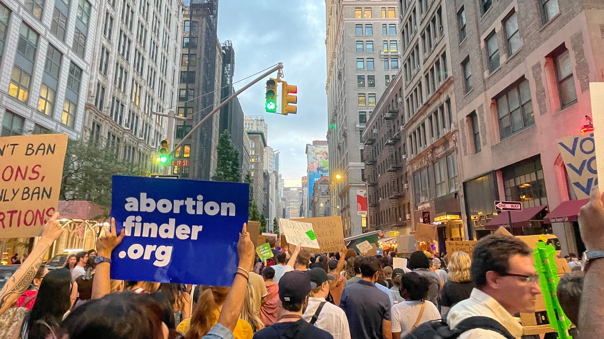 New York City abortion protesters