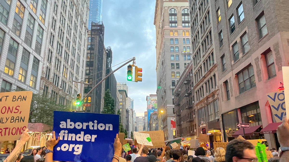 New York City abortion protesters