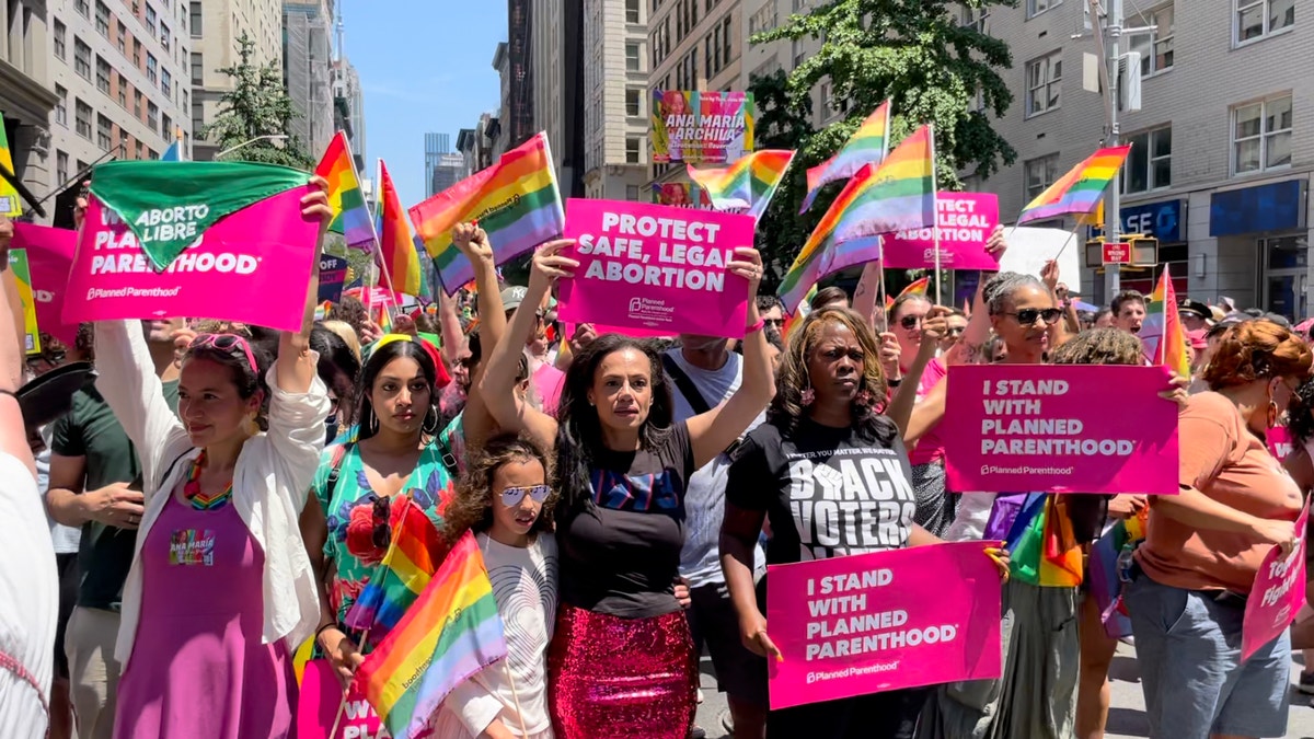 Planned parenthood at NYC pride march