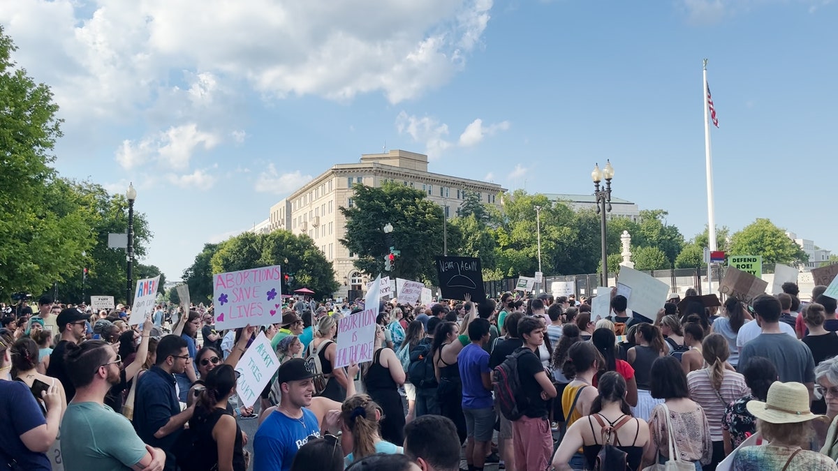 Protesters at SCOTUS