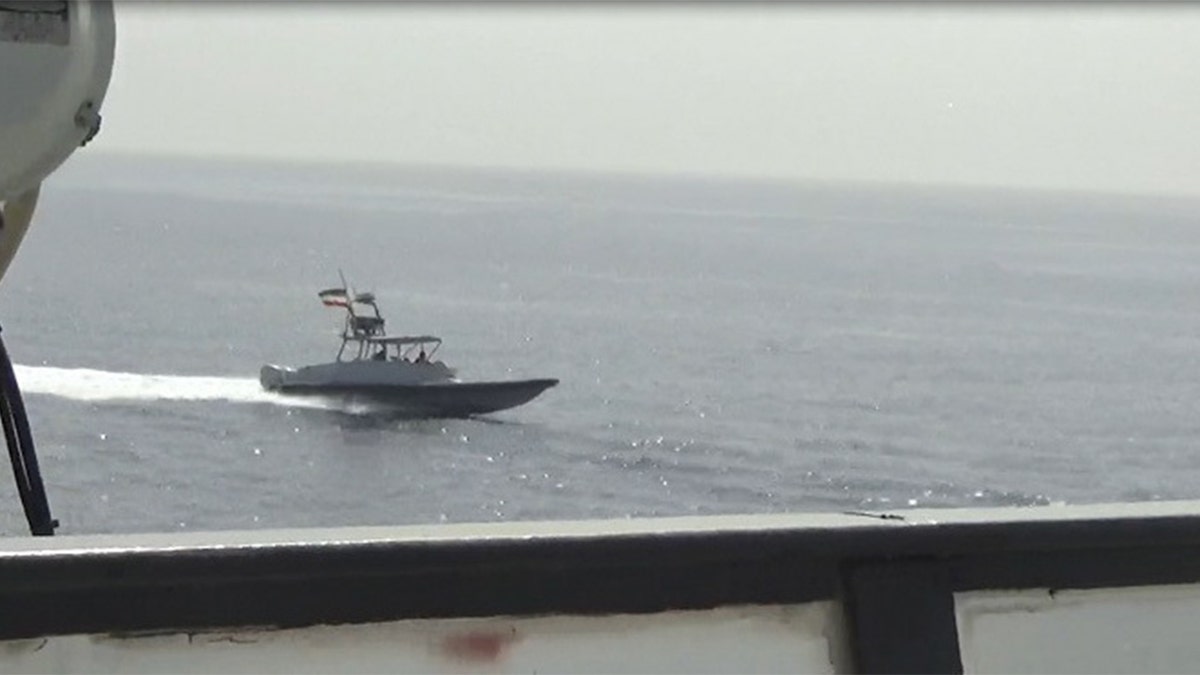 Iranian vessel nears US ship in Strait of Hormuz