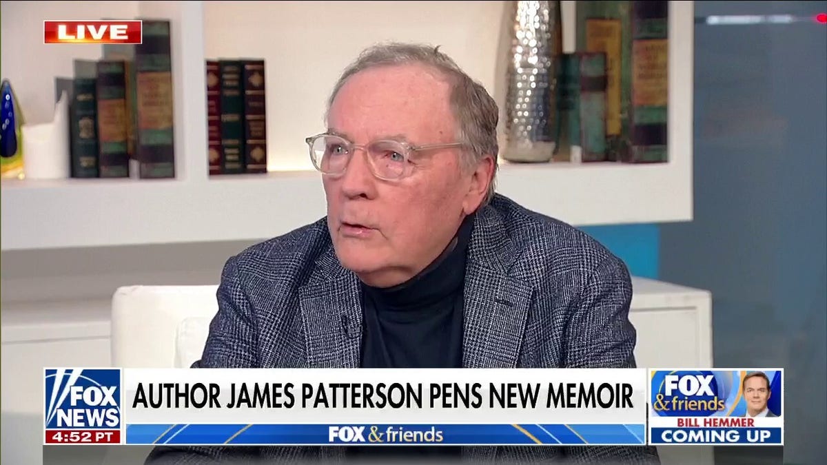 Author James Patterson talks stories of his life on 'Fox and Friends