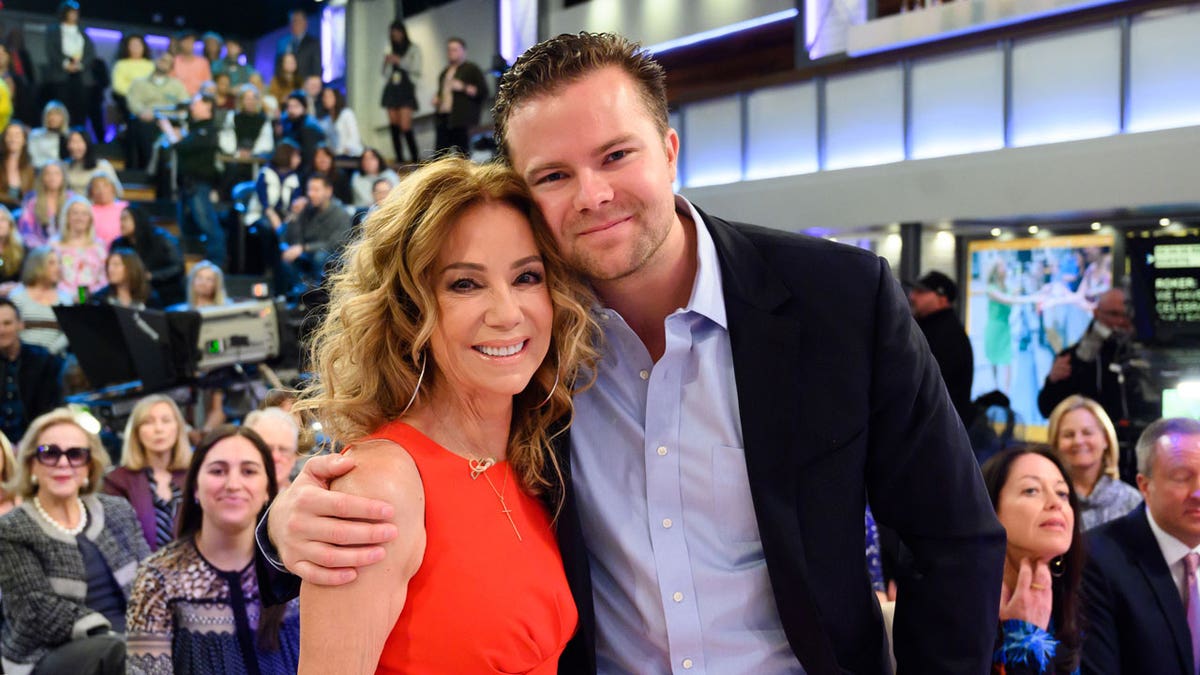 Kathie Lee Gifford and son Cody pose for a photo 