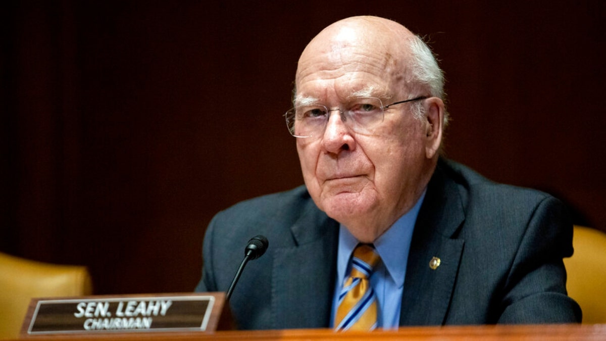 Sen. Patrick Leahy is seen during a hearing in May 2022