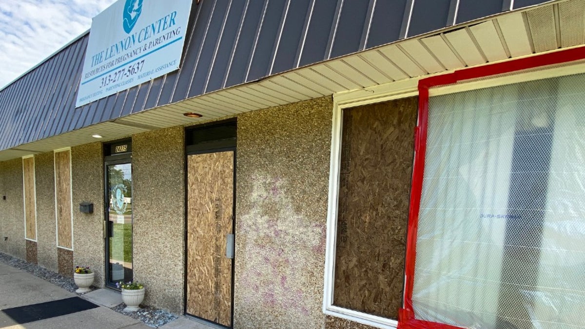 Lennon Pregnancy Center in Dearborn, Michigan was vandalized