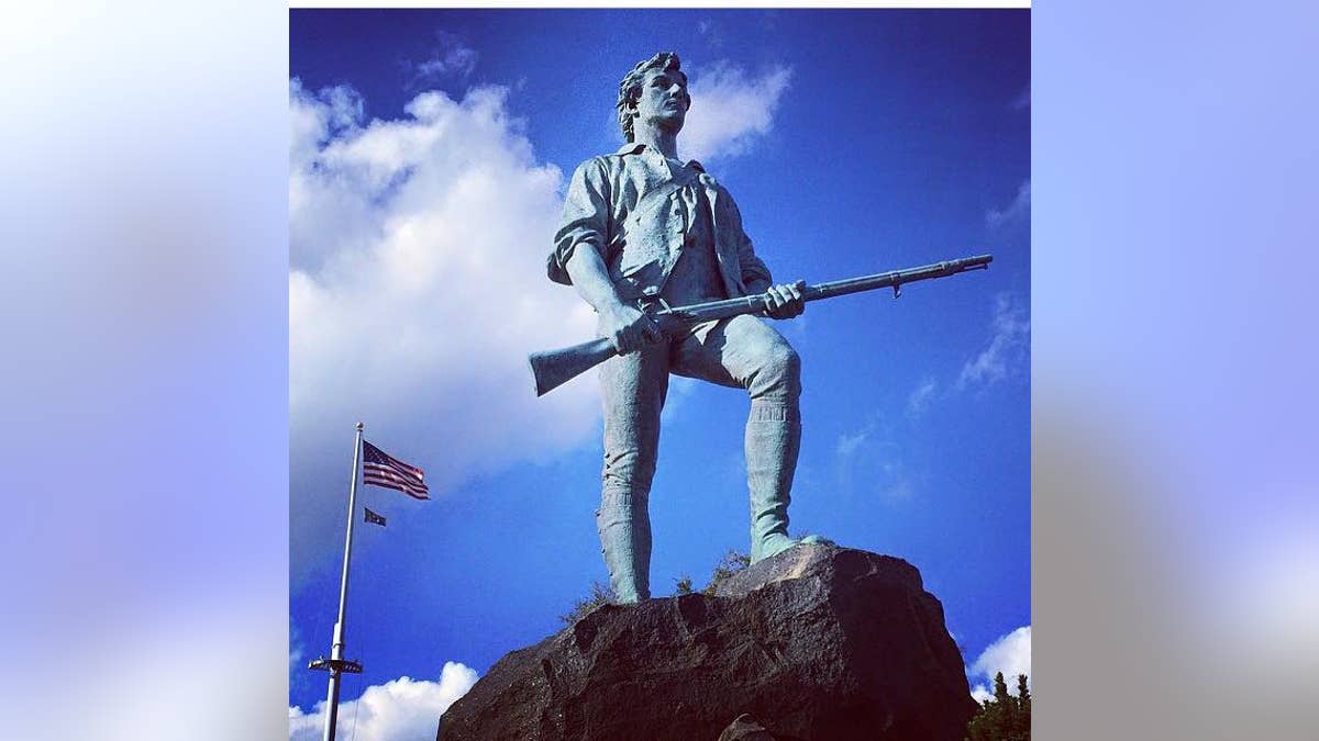 Minuteman statue