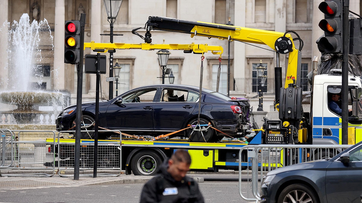 London's Trafalgar Square was evacuated due to a suspicious vehicle