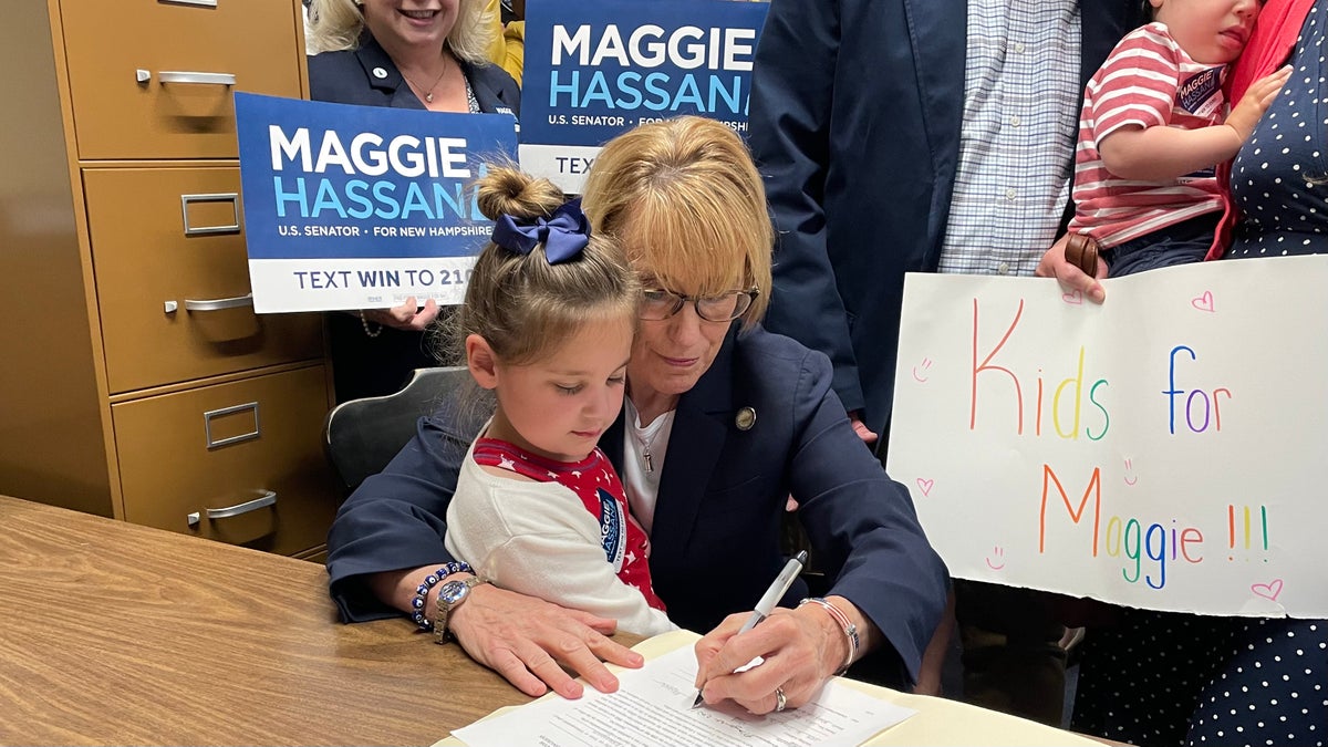 Maggie Hassan files for reelection in New Hampshire