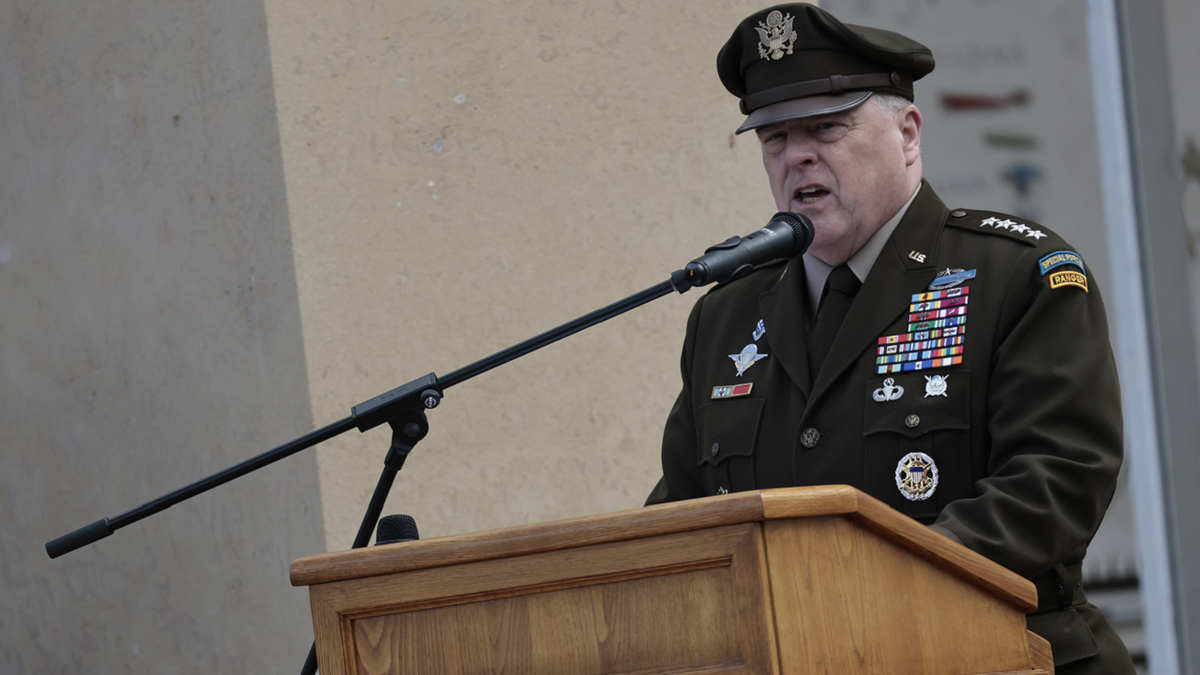 Army Gen. Mark Milley speaks during 78th anniversary of D-Day ceremony