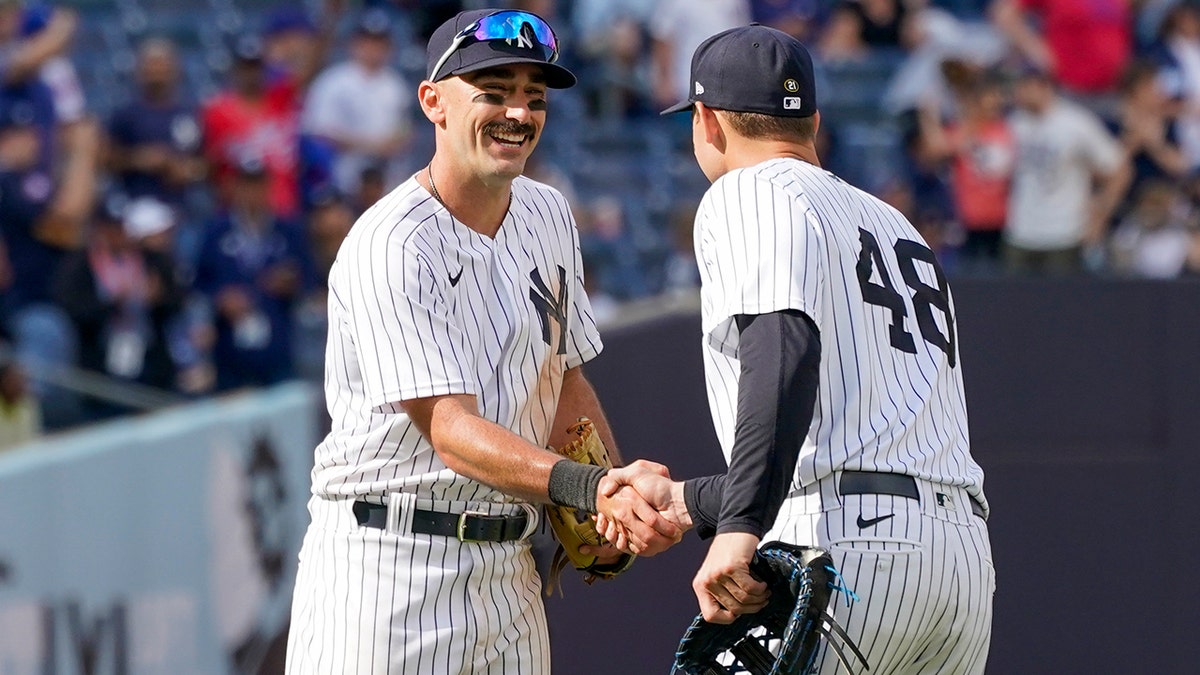 Yankees' Kyle Higashioka tees off on 35 mph pitch, New York railroads Cubs