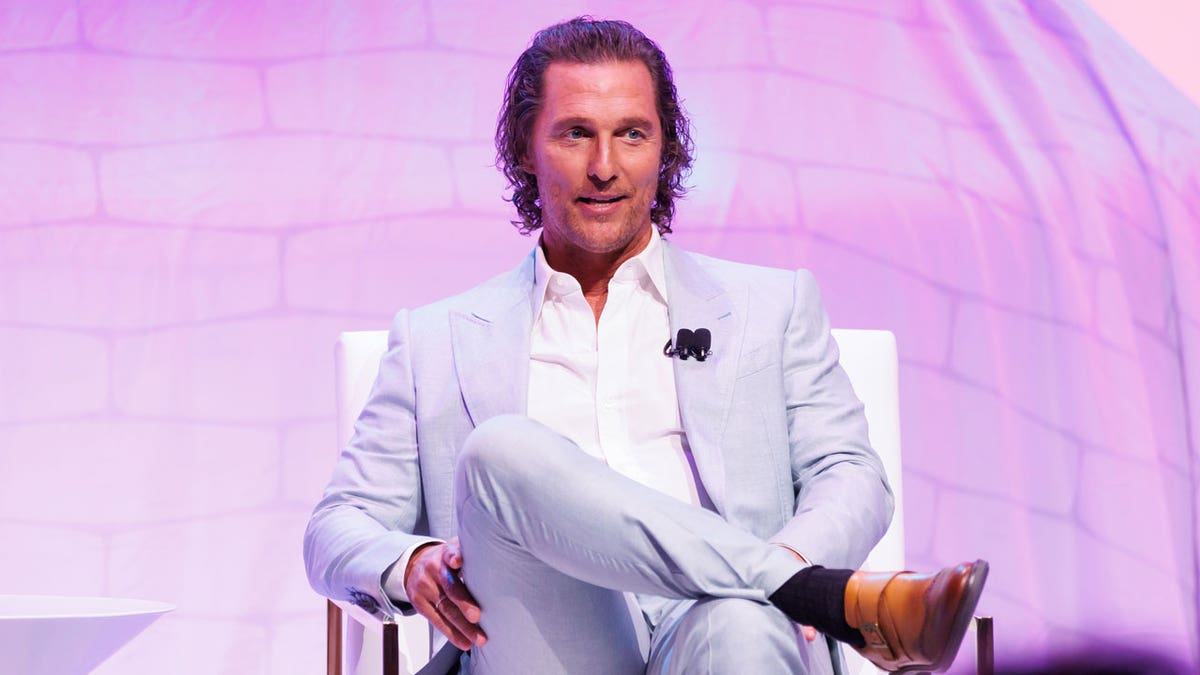 Matthew McConaughey makes an appearance at a Lincoln event