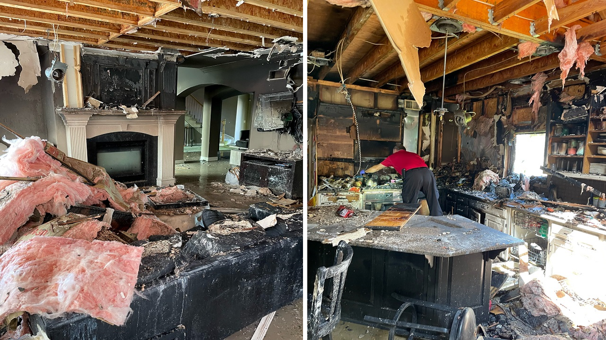 Missouri dog sets home on fire, aftermath