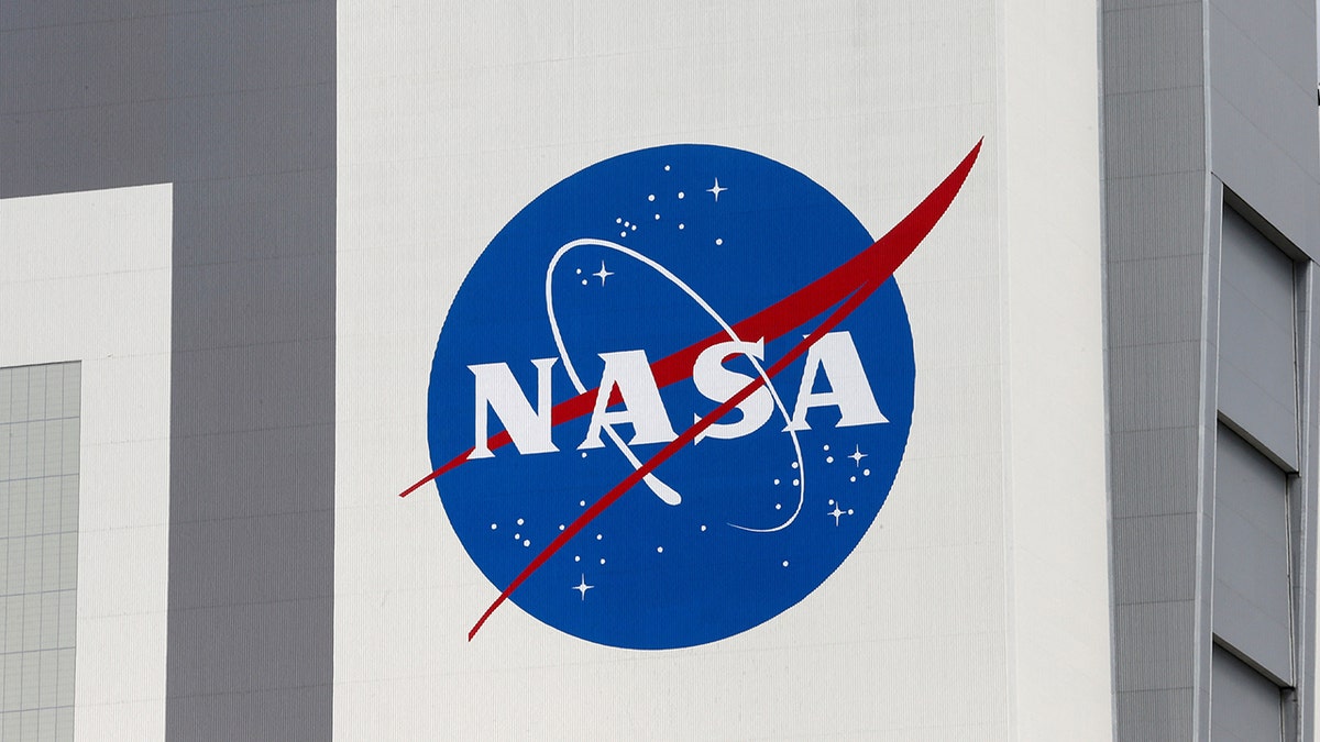 NASA logo on building at Cape Canveral