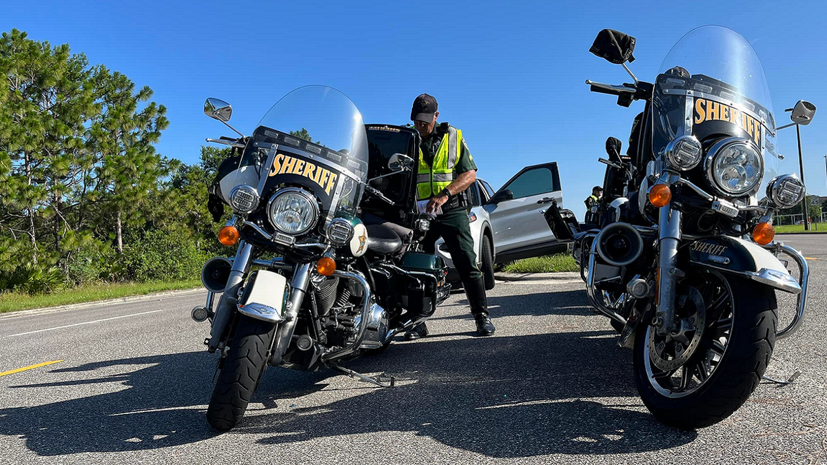 Orange County Sheriff's Office motorcycles