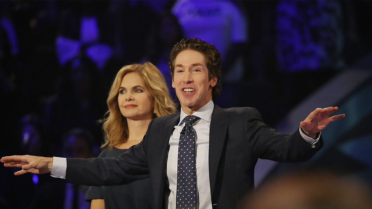 Pastor Joel Osteen in Lakewood Church