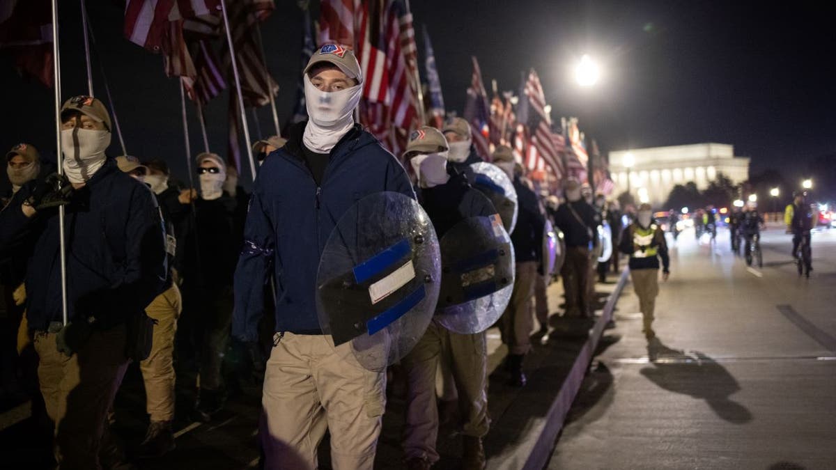 Photo of Patriot Front protest