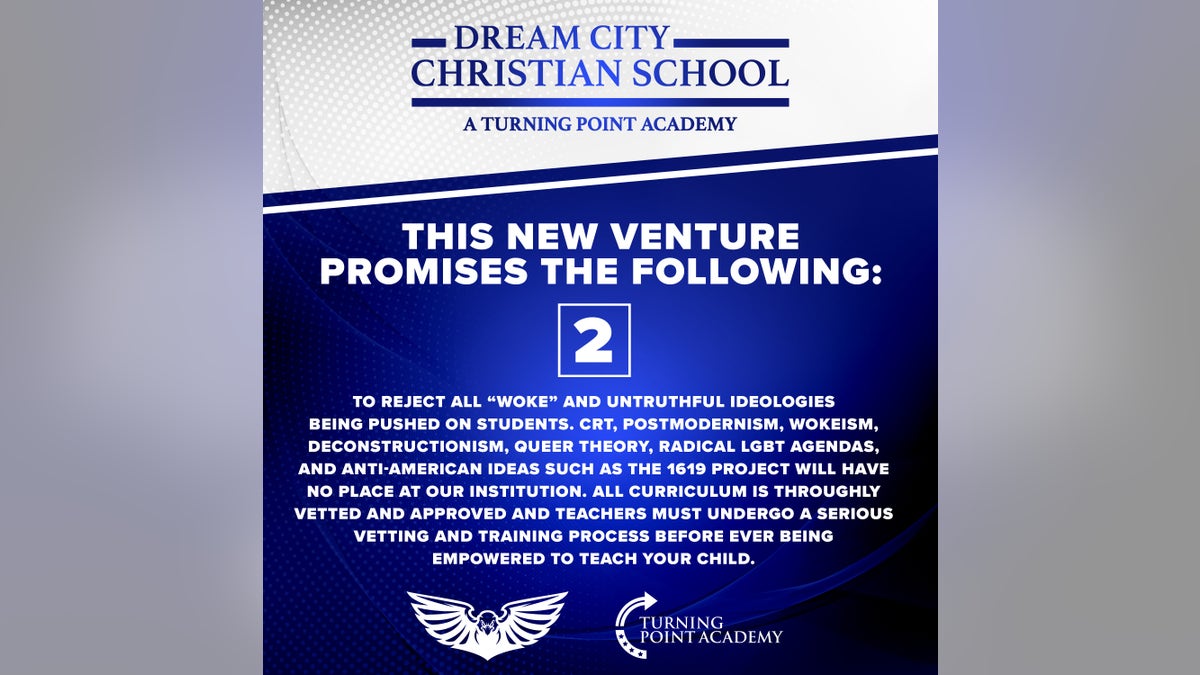 Charlie Kirk's Turning Point Academy promise