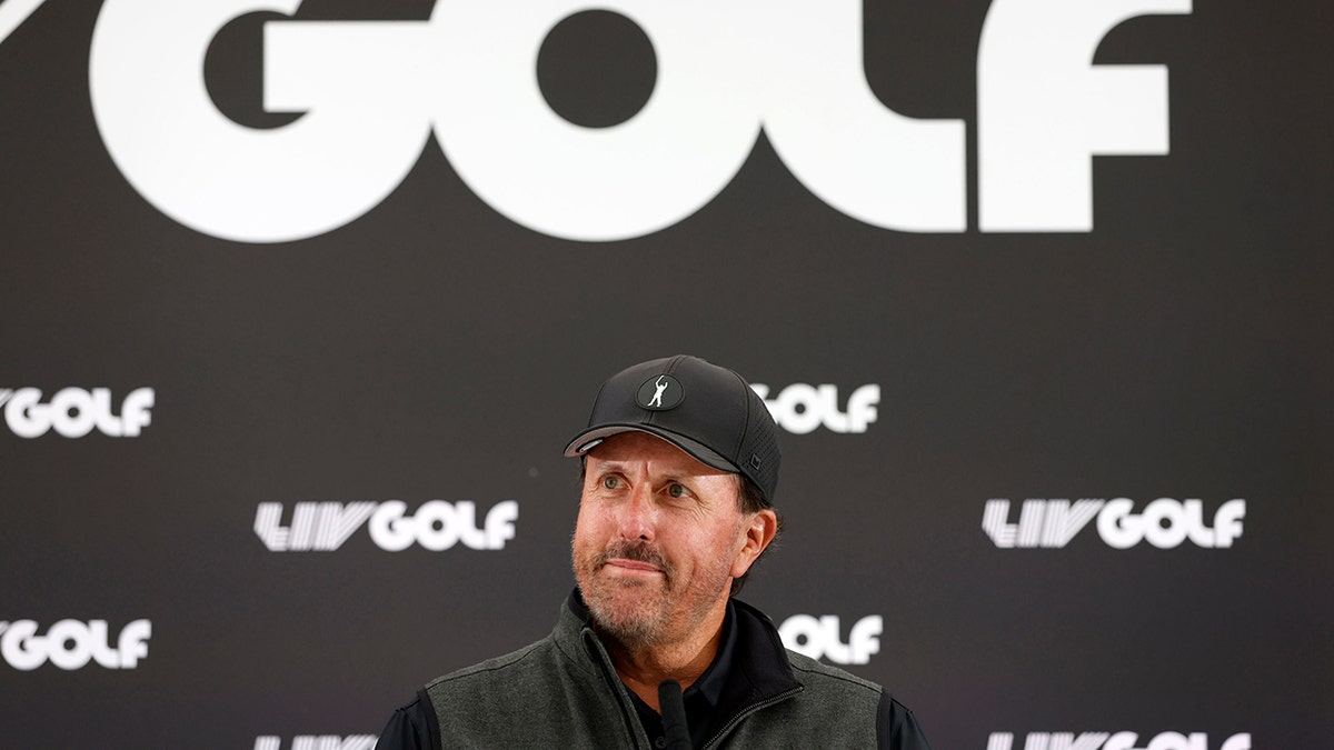 Phil Mickelson at LIV Golf
