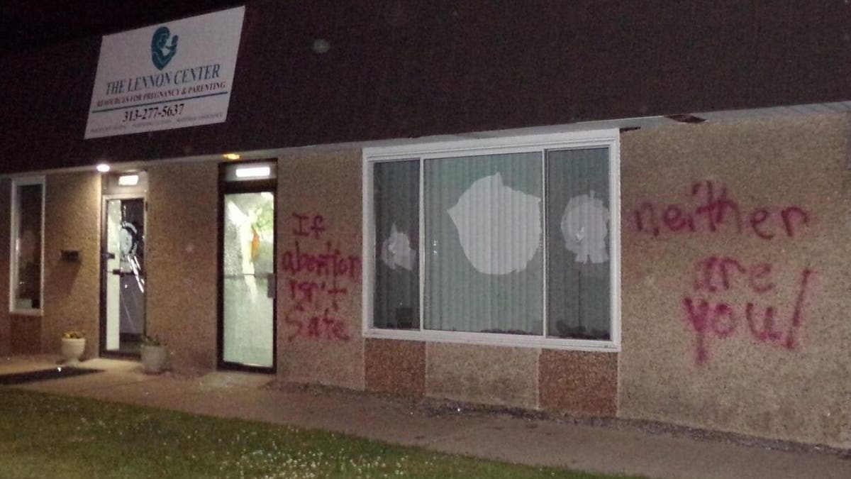 Lennon Center Pregnancy Vandalism