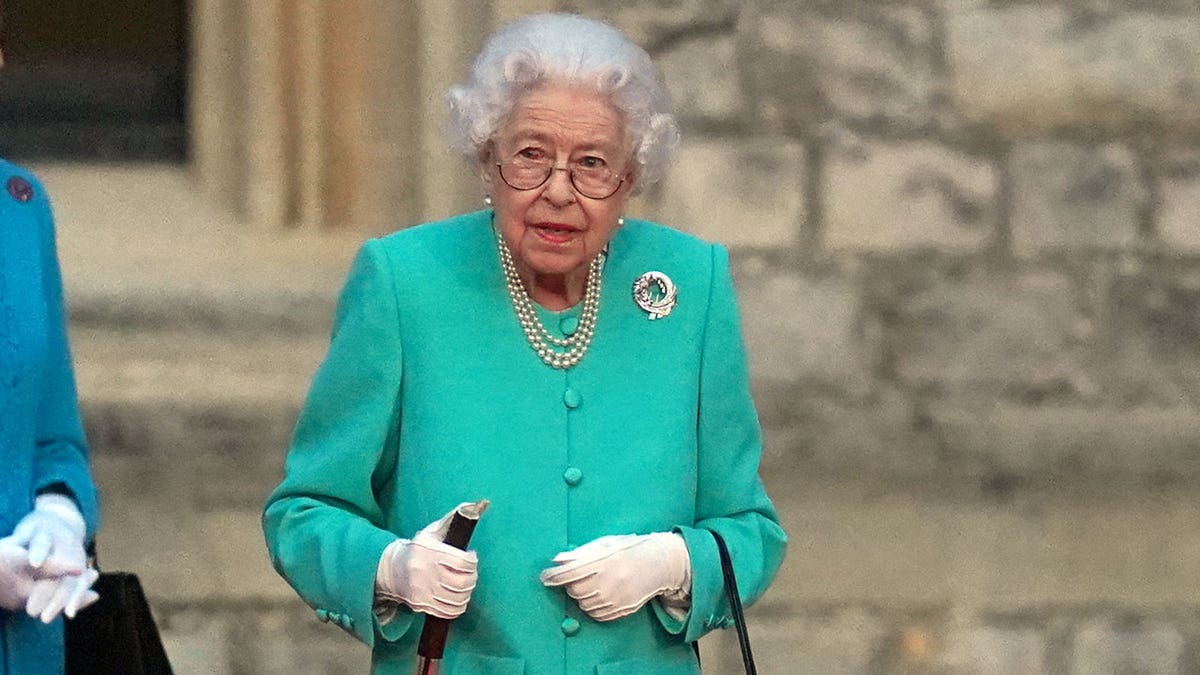 Queen Elizabeth II attends the beacon lighting