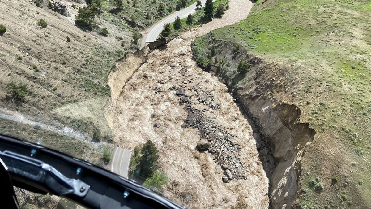 Canyon mudslide 2022 Yellowstone flooding