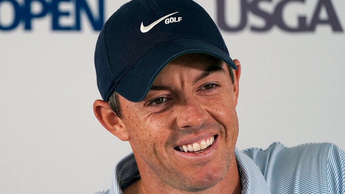 Rory McIlroy at a US Open presser