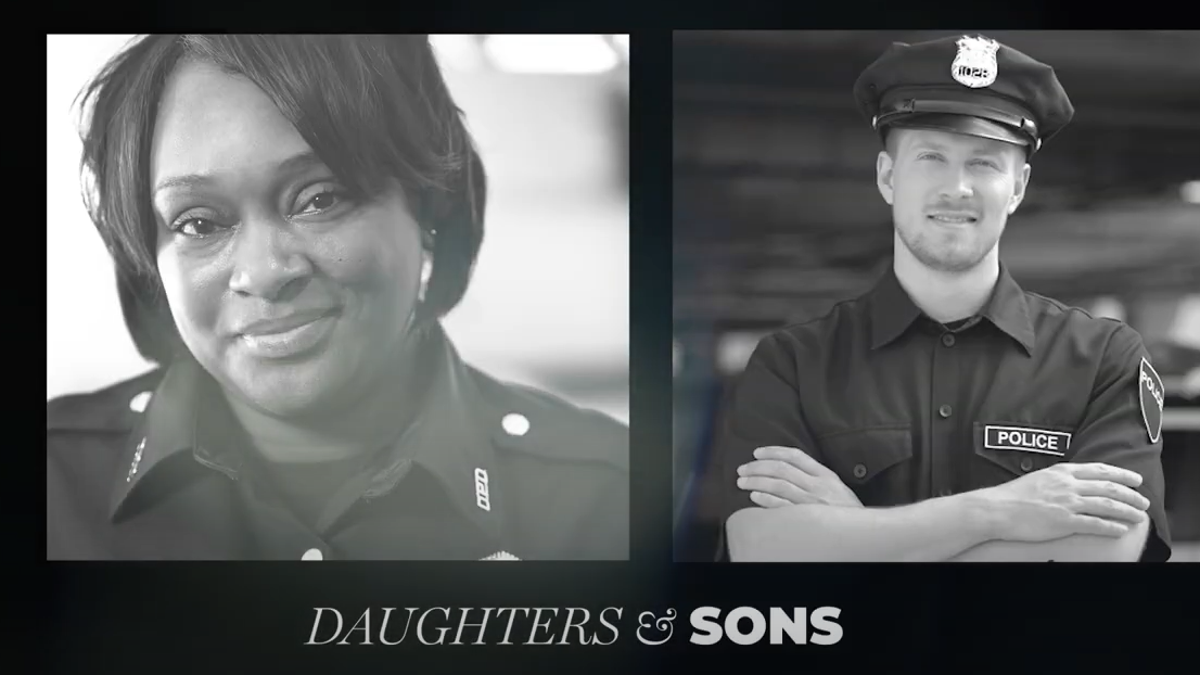 A screenshot from a State Government Leadership Foundation digital ad highlighting conservative politicians' support for police. Republicans appear poised to highlight law and order issues on the state level ahead of the midterms. (SGLF/Screenshot) 