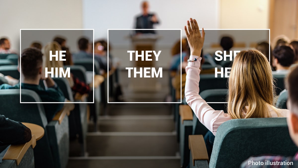 Pronombres en el aula.