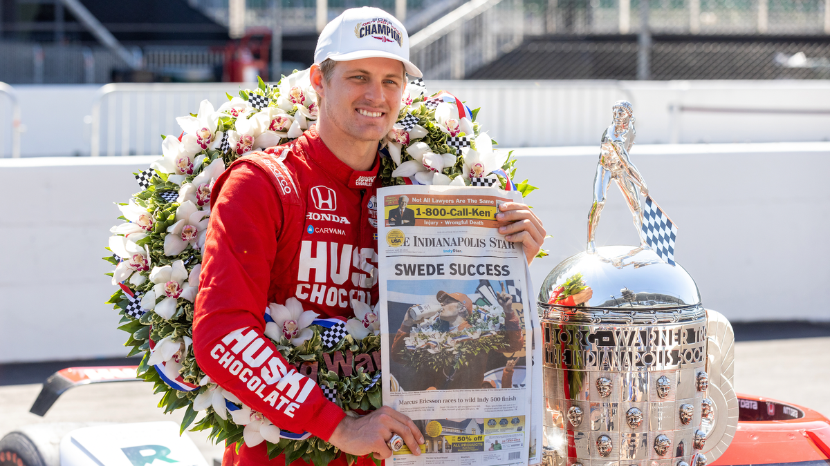 Marcus Ericsson won the 106ht Indy 500