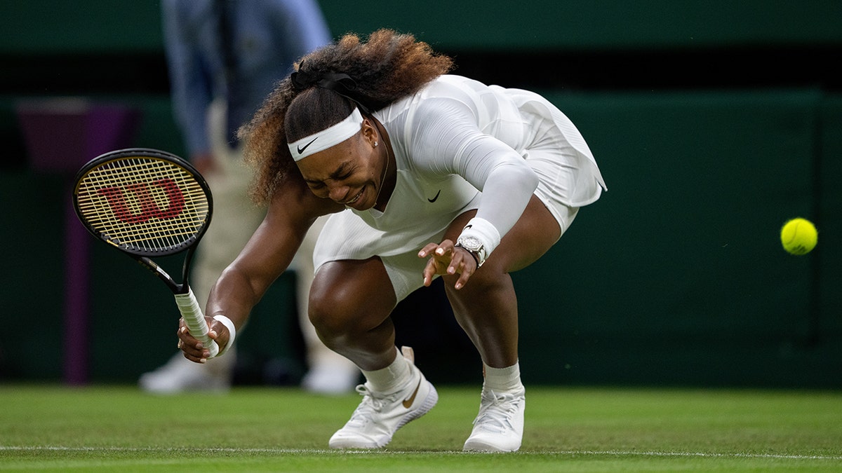 Serena Williams leg injury