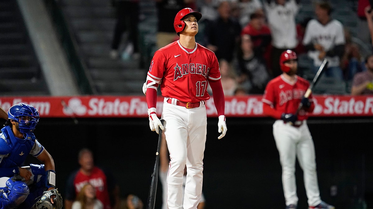 Shohei Ohtani drives in eight RBIs, but Angels fall to Royals - Los Angeles  Times