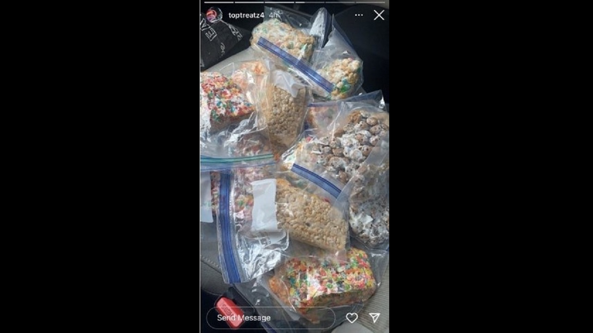 THC edibles Instagram account