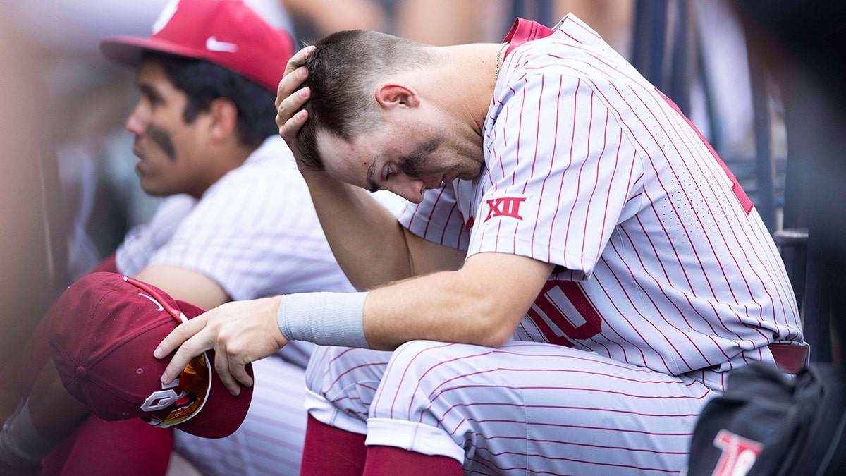 Tanner Treadway reacts to a CWS loss
