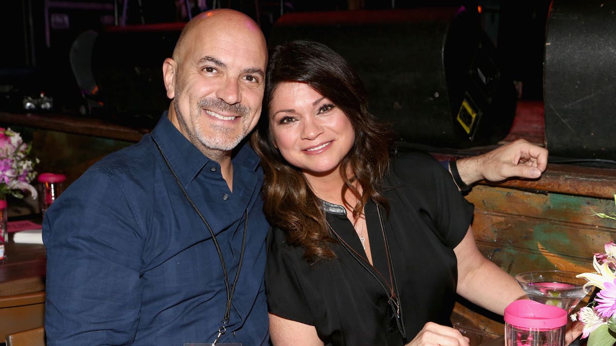 Tom Vitale and Valerie Bertinelli at an event