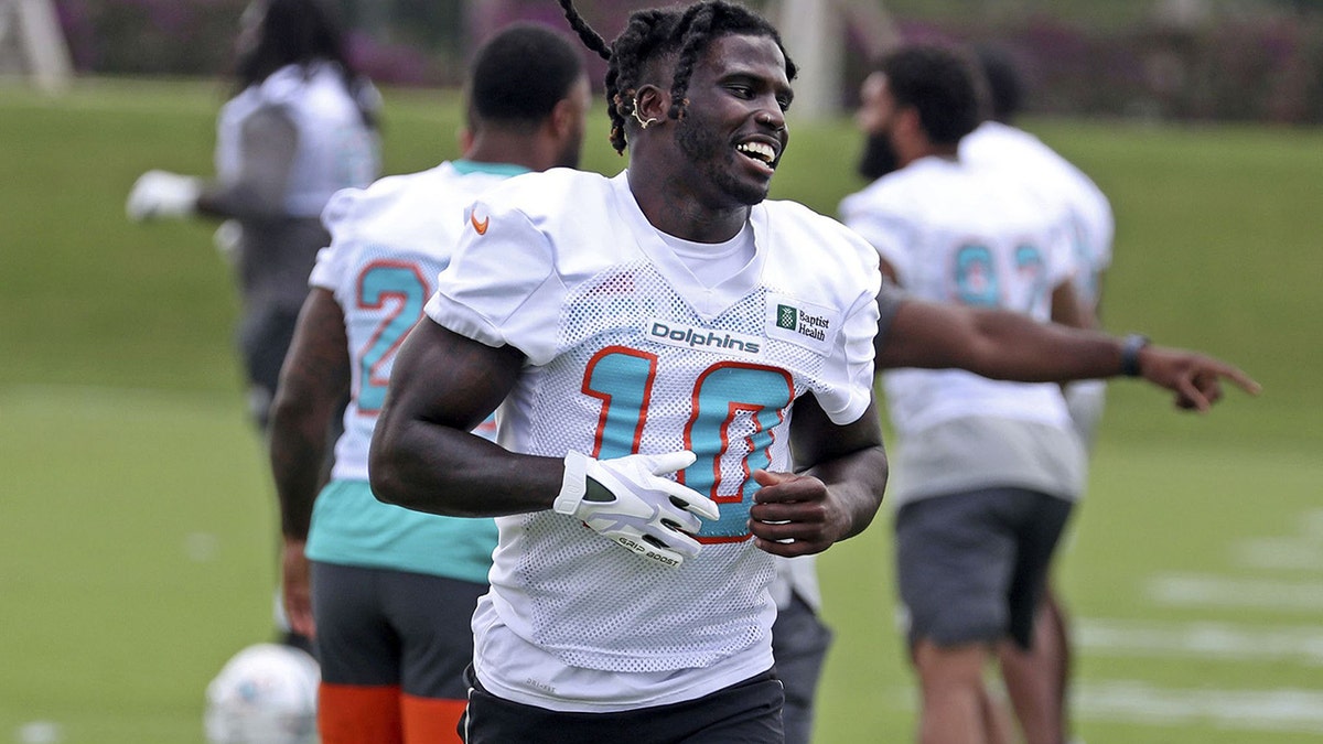 Tyreek Hill with the Dolphins