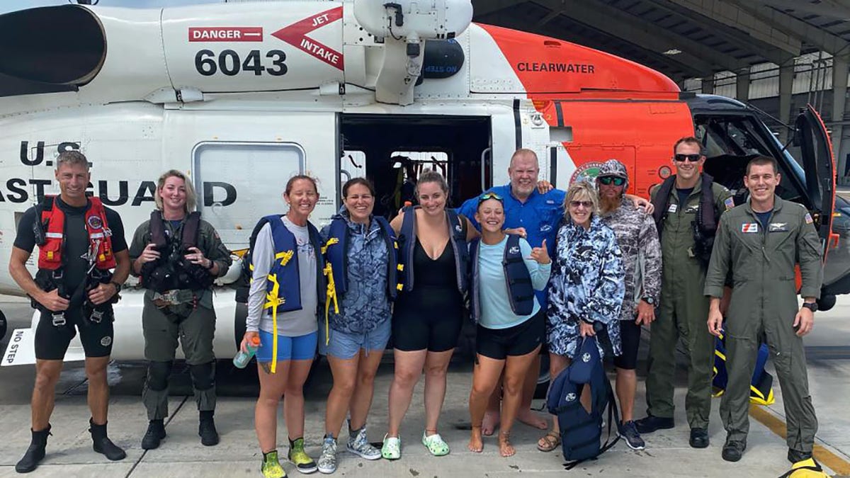 Coast Guard rescue after Florida lightning strike