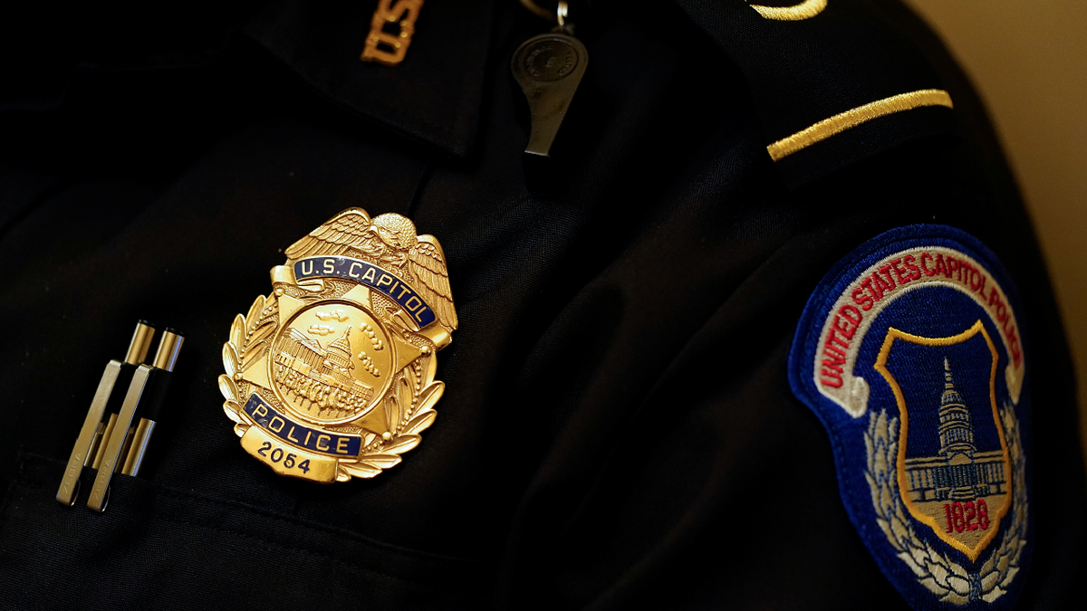 U.S. Capitol Police Badge and uniform