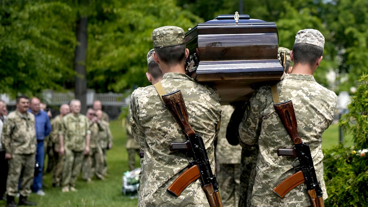 Ukrainian soldiers funeral