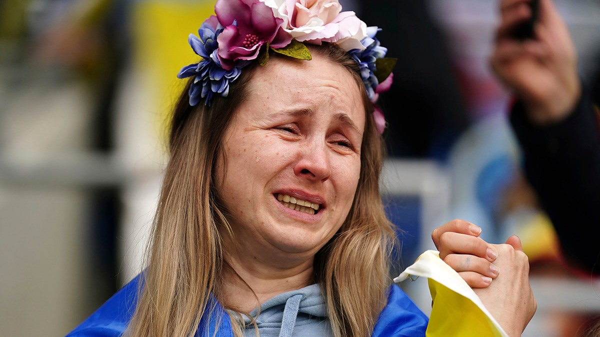 Ukraine fan upset over loss