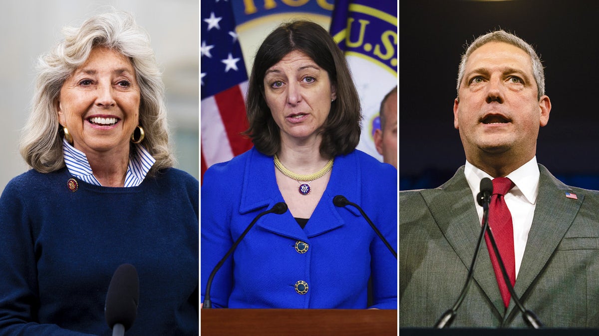 Dina Titus, Tim Ryan, Elaine Luria split